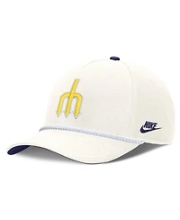 Nike Men's Cream Seattle Mariners Cooperstown Rise Adjustable Hat
