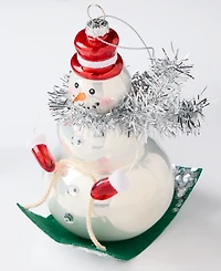 Holiday Lane Christmas Cheer Snowman Ornament, Macy's Exclusive