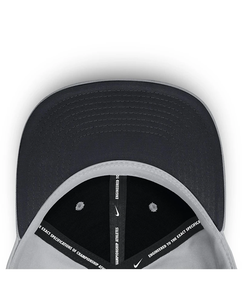 Nike Men's Gray Seattle Mariners Primetime Rise Dri-fit Flex Hat