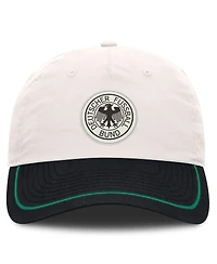 Fanatics Men's White/Black Germany National Team Tri-Blend Dad Adjustable Hat
