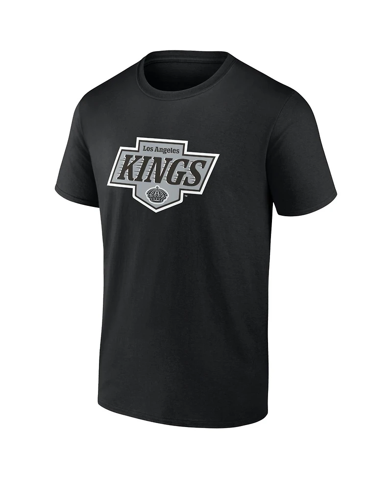 Logo Athletic Men's Black Los Angeles Kings Essential T-Shirt