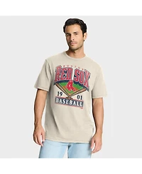 Fanatics Men's Tan Boston Red Sox Stadium Slub T-Shirt