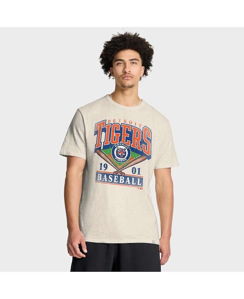 Fanatics Men's Tan Detroit Tigers Stadium Slub T-Shirt