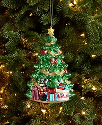 Holiday Lane Christmas Cheer Tree With Gifts Ornament, Macy's Exclusive