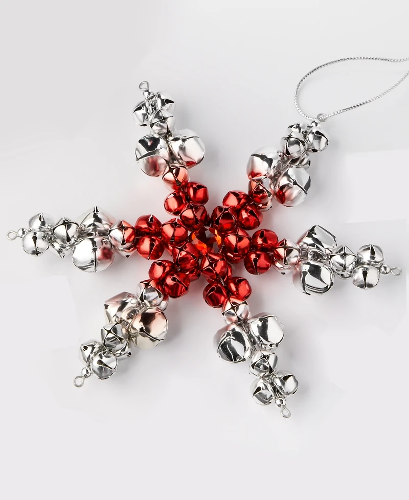 Holiday Lane Christmas Cheer Snowflake Bells Ornament, Macy's Exclusive