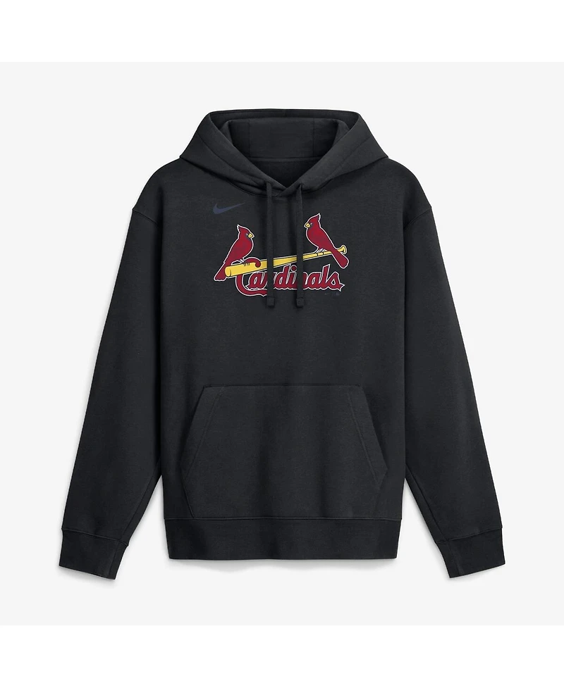 Nike Men's Black St. Louis Cardinals Dri-Fit Club Hoodie