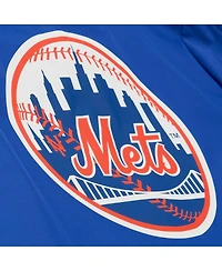 Mitchell & Ness Men's Royal New York Mets Full-Snap Hooded Coaches Jacket