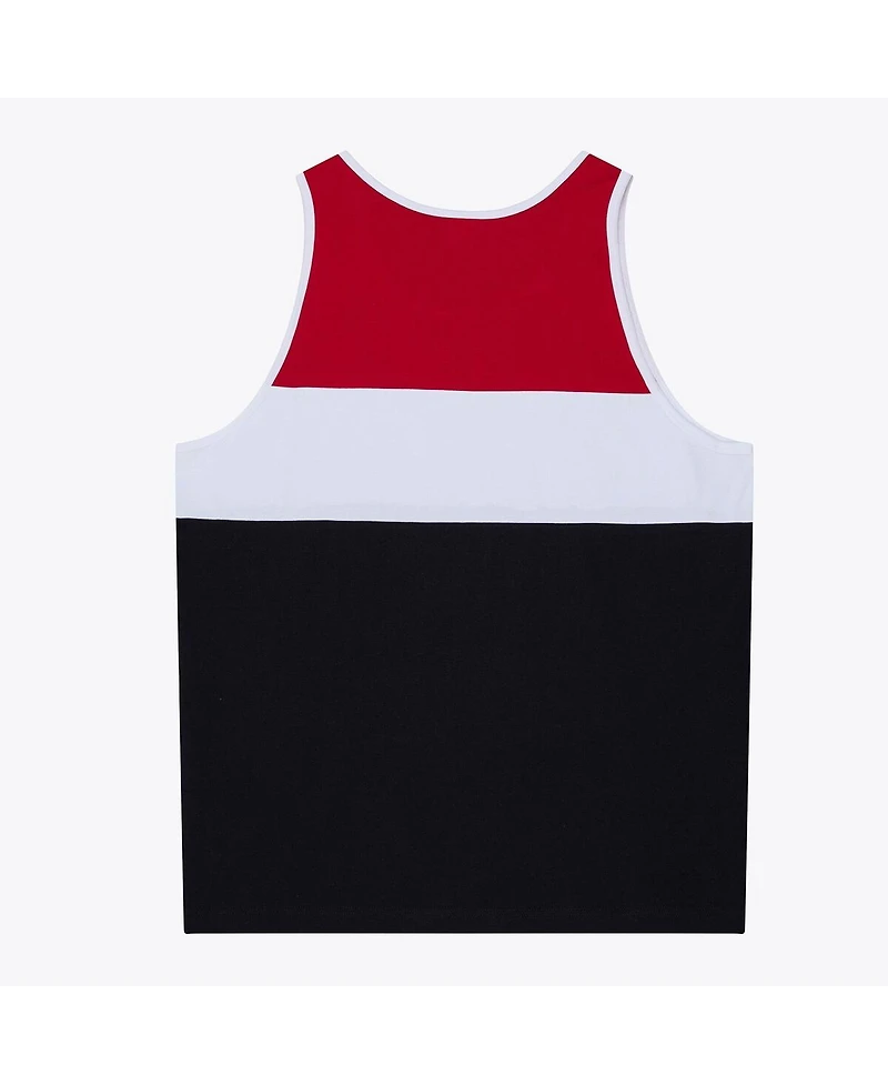 Mitchell & Ness Men's Black/Scarlet San Francisco 49ers Head Coach Tank Top