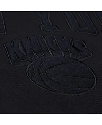 Mitchell & Ness Men's Black New York Knicks Phantom Fleece Sweatshirt