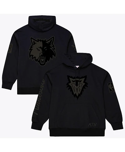 Mitchell & Ness Men's Black Minnesota Timberwolves Phantom Fleece Hoodie