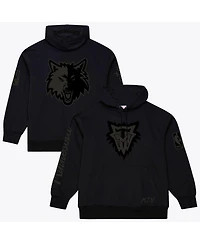 Mitchell & Ness Men's Black Minnesota Timberwolves Phantom Fleece Hoodie