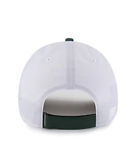 '47 Brand Men's White/Green Athletics Vista Mini Clean Up Brrr° Adjustable Hat