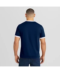 Darius Rucker Collection by Fanatics Men's Navy Atlanta Braves Washed Ringer T-Shirt