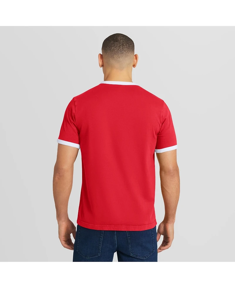 Darius Rucker Collection by Fanatics Men's Red Philadelphia Phillies Washed Ringer T-Shirt