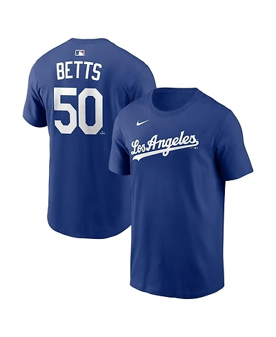 Nike Men's Mookie Betts Royal Los Angeles Dodgers Alternate Name and Number T-Shirt