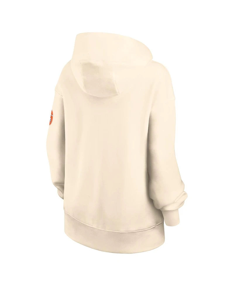 Nike Women's Natural Denver Broncos Oversized Legacy Phoenix Hoodie