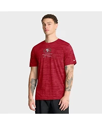 Nike Men's Scarlet San Francisco 49ers Velocity Ball Carrier Dri-fit T-Shirt