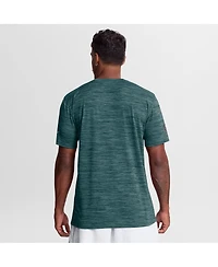 Nike Men's Midnight Green Philadelphia Eagles Sideline Double Covered Dri-fit Velocity T-Shirt