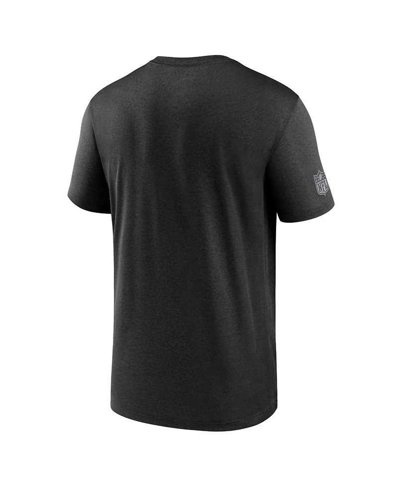 Nike Men's Black Los Angeles Rams Sideline Lead The Charge Legend Dri-fit T-Shirt