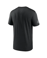Nike Men's Black Los Angeles Rams Sideline Lead The Charge Legend Dri-fit T-Shirt