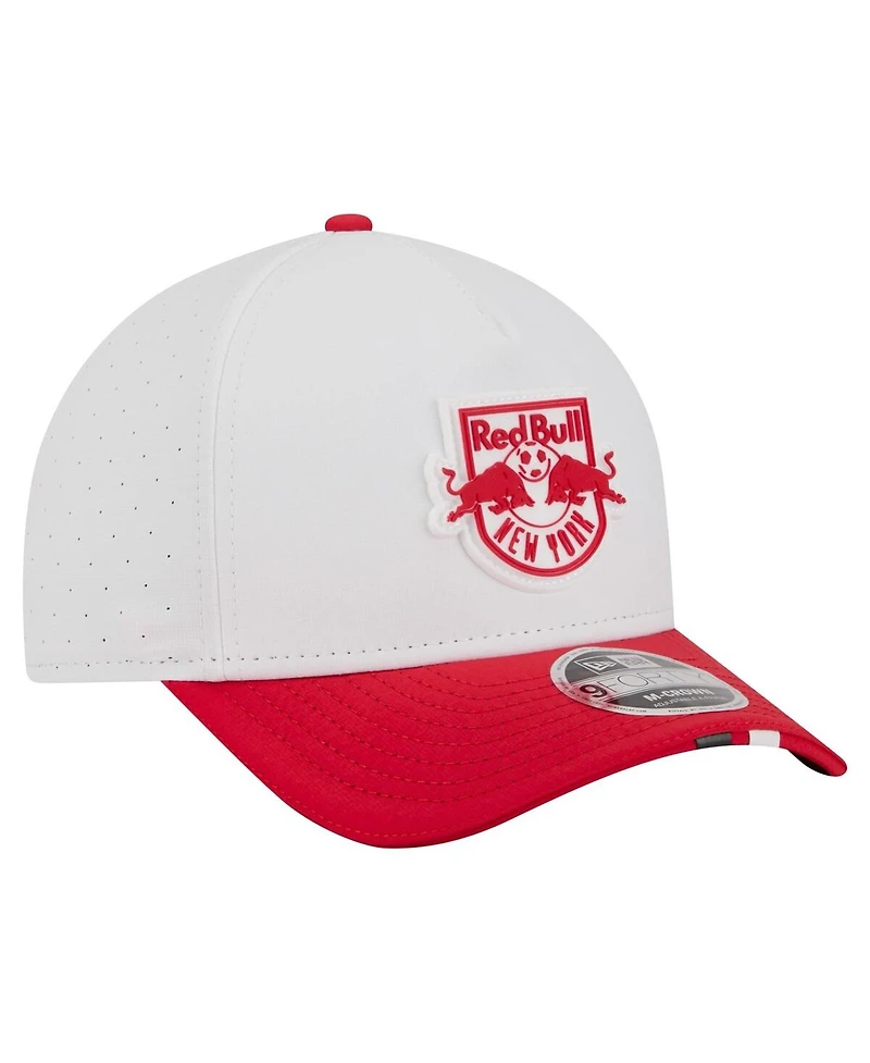 New Era Men's White New York Red Bulls 2026 Mls Kick Off 9FORTY M-Crown A-Frame Adjustable Hat