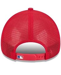 New Era Men's Chicago Cubs 2026 Batting Practice Apex 9FORTY Adjustable Trucker Hat