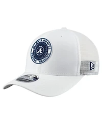 New Era Men's White Atlanta Braves 2026 Spring Training Fan Pack 9SEVENTY Adjustable Trucker Hat
