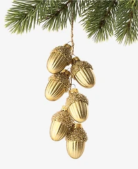 Holiday Lane Cozy Cabin Acorn Cluster Ornament, Macy's Exclusive