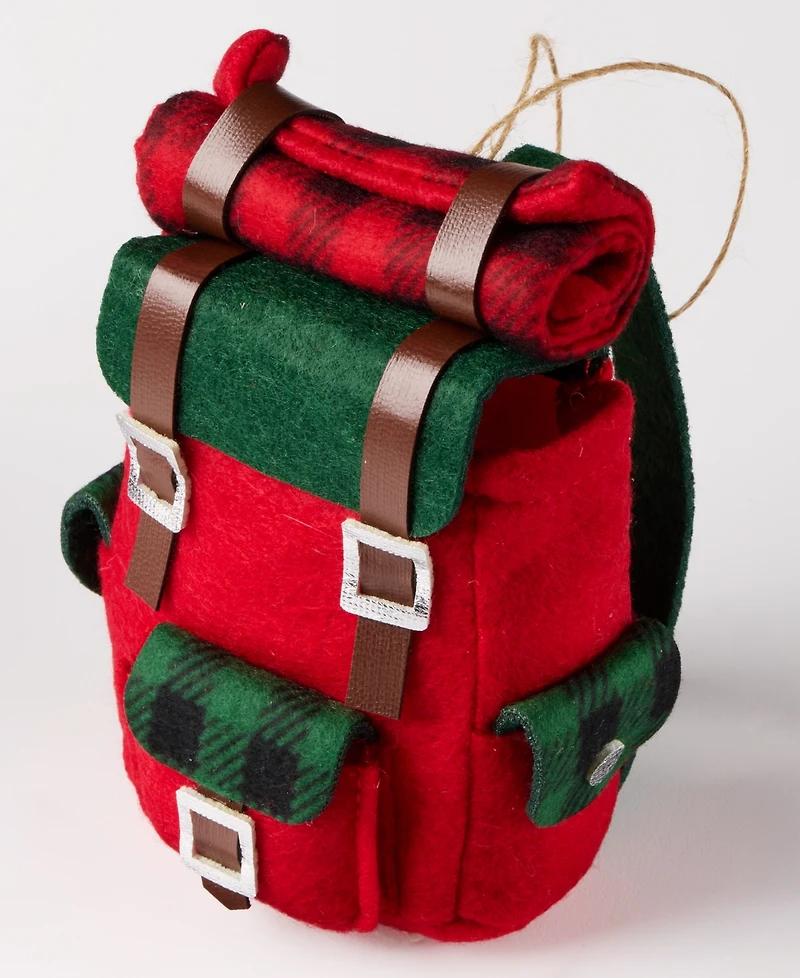 Holiday Lane Cozy Cabin Backpacker Ornament, Macy's Exclusive