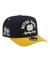 New Era Men's Navy/Gold Notre Dame Fighting Irish Two-Tone Arched 9FIFTY Snapback Hat