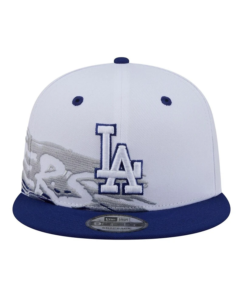 New Era Men's White/Royal Los Angeles Dodgers 9FIFTY Snapback Hat