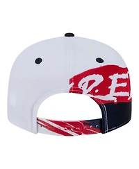 New Era Men's White/Navy Boston Red Sox 9FIFTY Snapback Hat