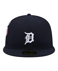 New Era Men's Navy Detroit Tigers Hidden Hit 59FIFTY Fitted Hat
