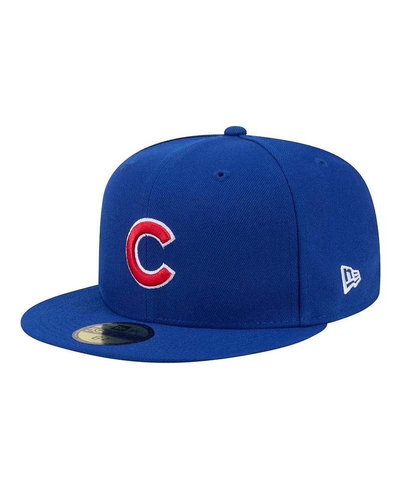 New Era Men's Royal Chicago Cubs Hidden Hit 59FIFTY Fitted Hat