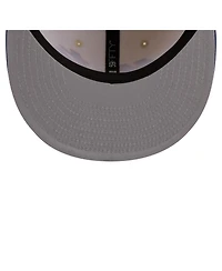 New Era Men's Cream York Mets Two-Tone Stitch 59FIFTY Fitted Hat