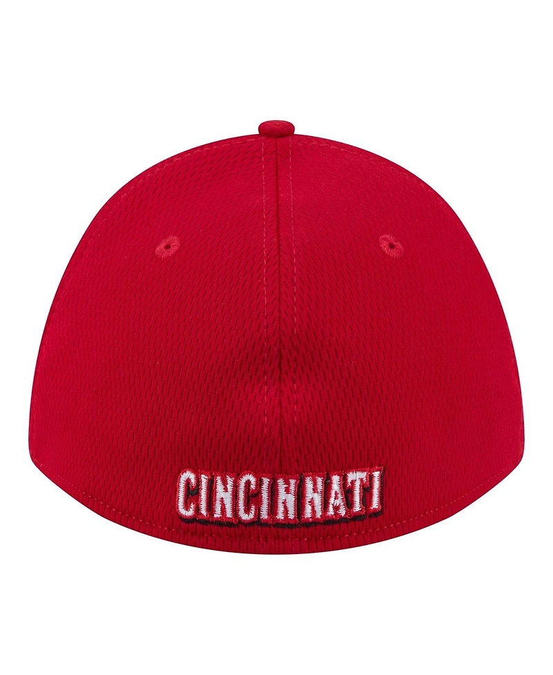 New Era Men's Red Cincinnati Reds Dash 39THIRTY Flex Hat