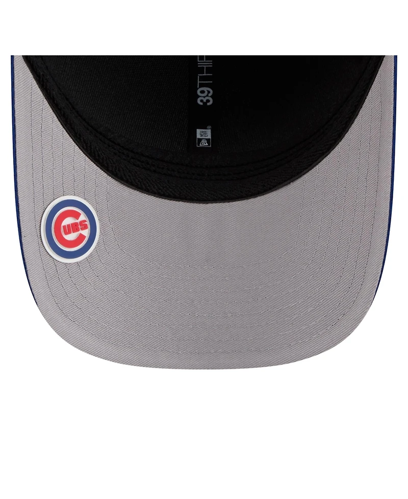 New Era Men's Royal Chicago Cubs Dash 39THIRTY Flex Hat
