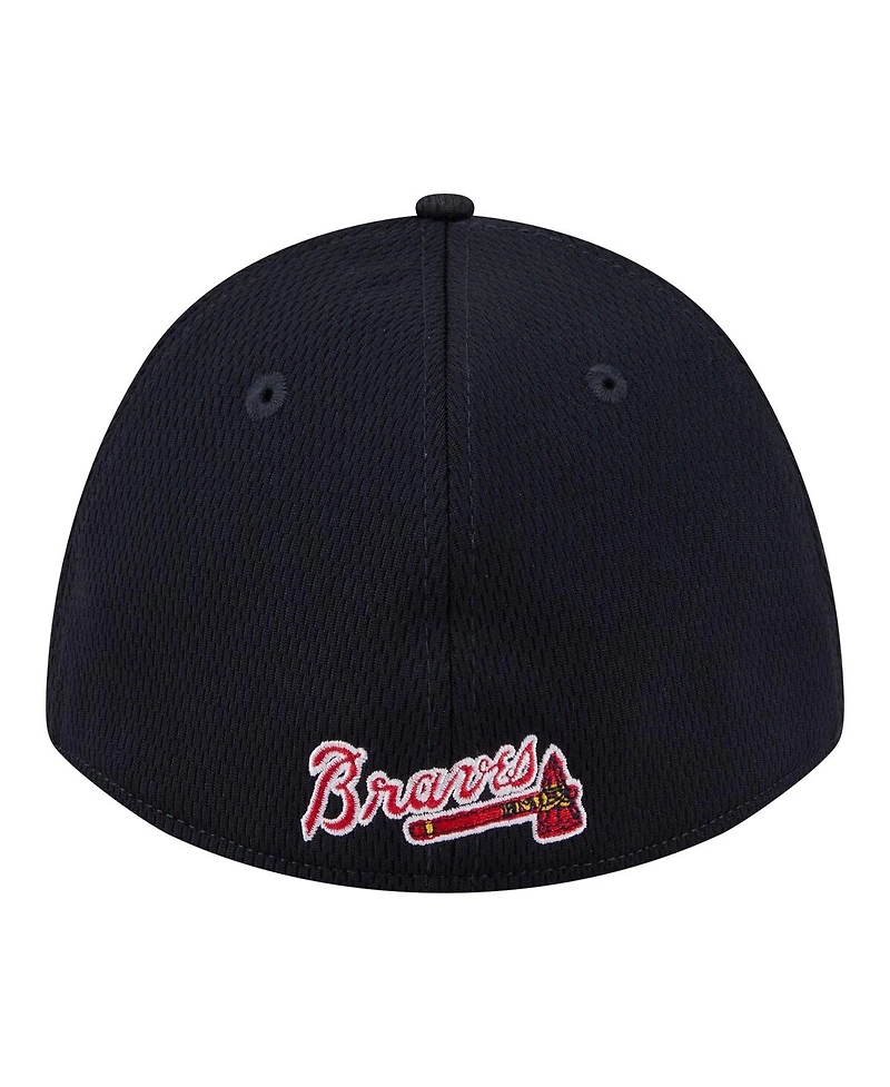 New Era Men's Navy Atlanta Braves Dash 39THIRTY Flex Hat
