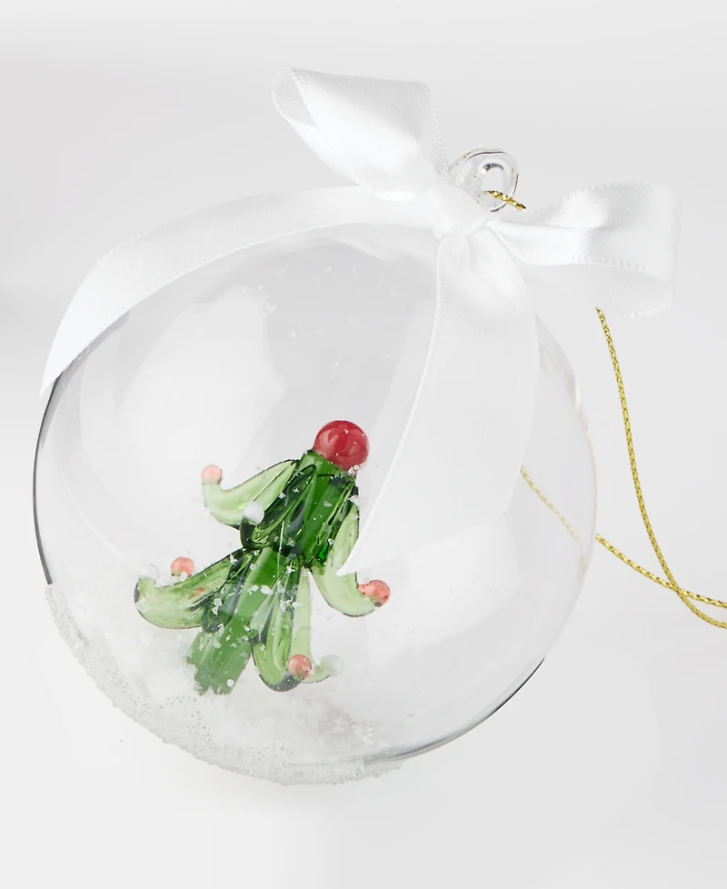 Holiday Lane Cozy Cabin Tree Inside Ball Ornament, Macy's Exclusive