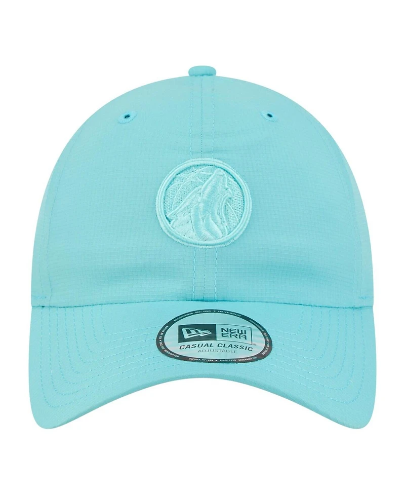 New Era Men's and Women's Turquoise Minnesota Timberwolves Color Pack Ripstop Casual Classic Adjustable Hat