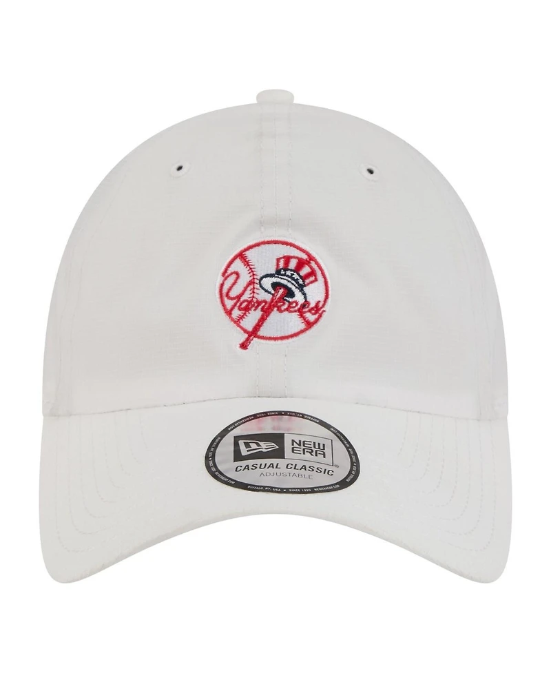 New Era Men's White New York Yankees Ripstop Casual Classic Adjustable Hat