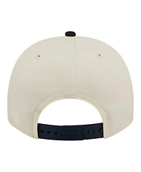 New Era Men's Cream Detroit Tigers Throwback Tri-Hit A-Frame 9FIFTY Adjustable Hat