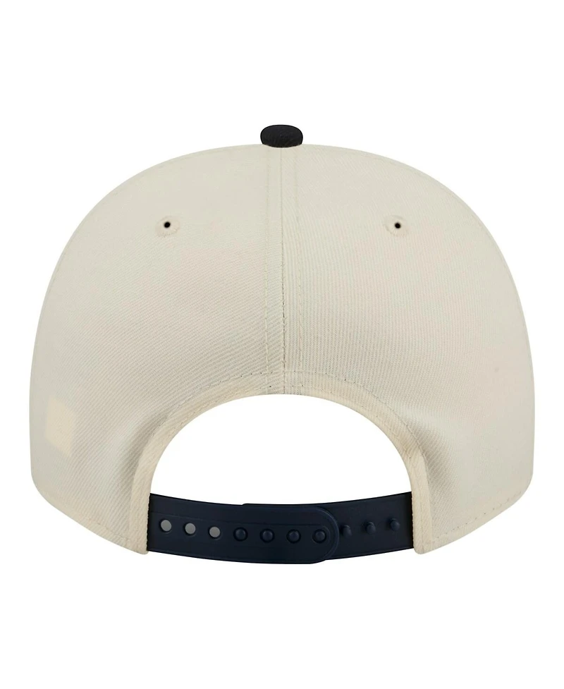 New Era Men's Cream Boston Red Sox Throwback Tri-Hit A-Frame 9FIFTY Adjustable Hat