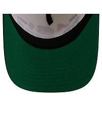 New Era Men's Cream Atlanta Braves Throwback Tri-Hit A-Frame 9FIFTY Adjustable Hat