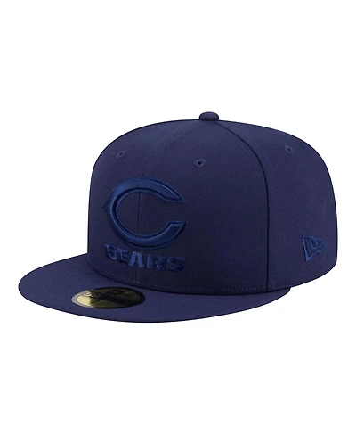 New Era Men's Navy Chicago Bears Color Pack 59FIFTY Fitted Hat