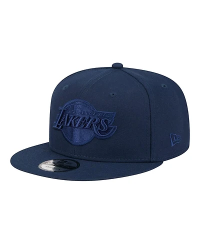 New Era Men's Navy Los Angeles Lakers Tonal Color Pack 9FIFTY Snapback Hat