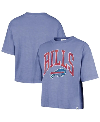 '47 Brand Women's Royal Buffalo Bills Cropped Mindi Slub T-Shirt