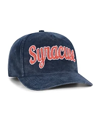'47 Brand Men's Navy Syracuse Orange Reclaim Snow Wash Corduroy Hitch Adjustable Hat