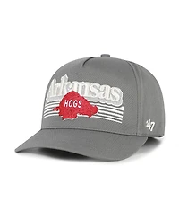 '47 Brand Men's Gray Arkansas Razorbacks Script Fade Hitch Adjustable Hat