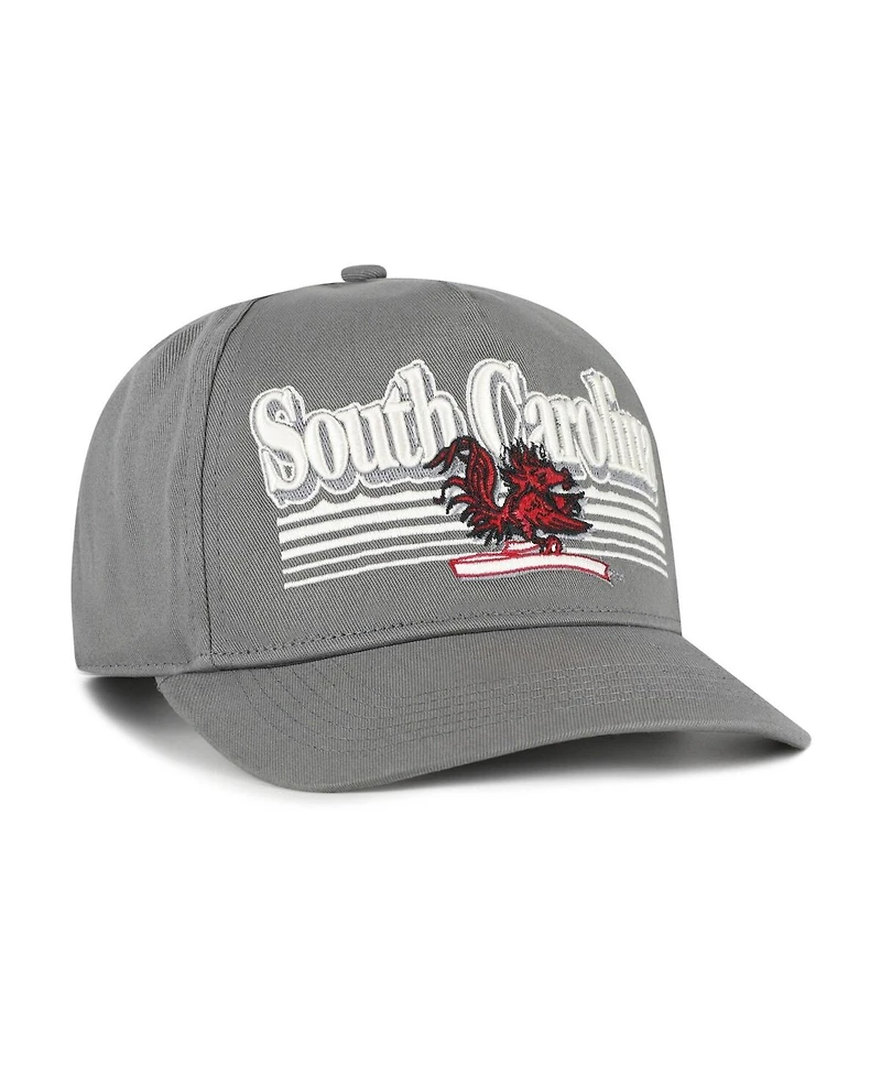 '47 Brand Men's Gray South Carolina Gamecocks Script Fade Hitch Adjustable Hat